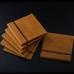 Hand Crafted Irish Beech Coasters