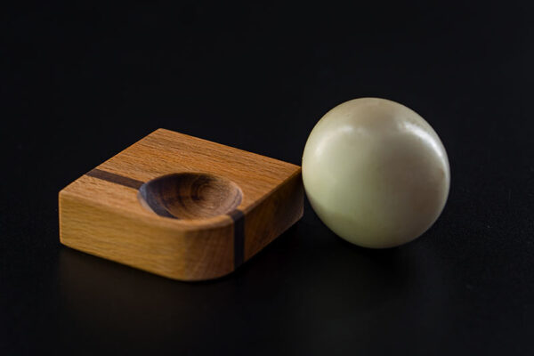 Set of hand crafted Irish Beech Egg Cups